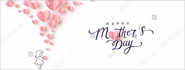 Mother's Day Vector Banner Template