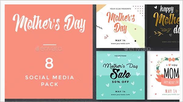 Mothers Day Banners Template