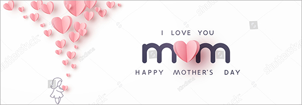Mother's Day Vector Banner Design