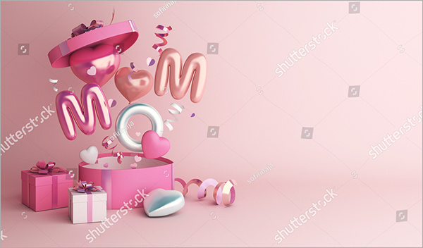 Mothers Day Decoration Background