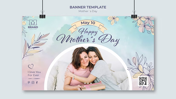 Mothers Day Free PSD Banners Design
