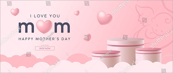 Mother's Day Vector Design Banner