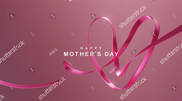Happy Mother's Day 3D Realistic Background