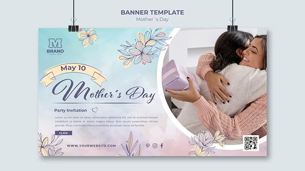 Free Mothers Day PSD Banner Template