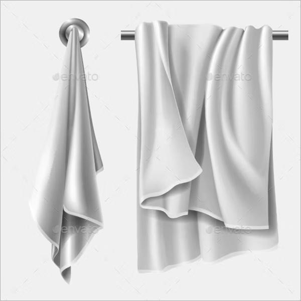 Towel Mockup Template