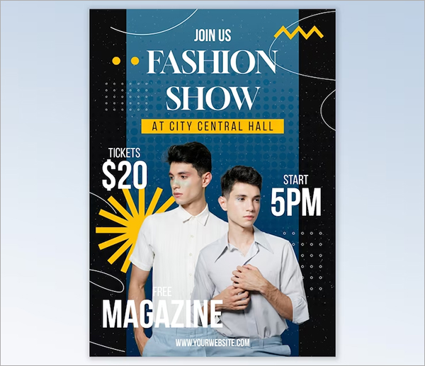 Free Realistic Fashion Free Template