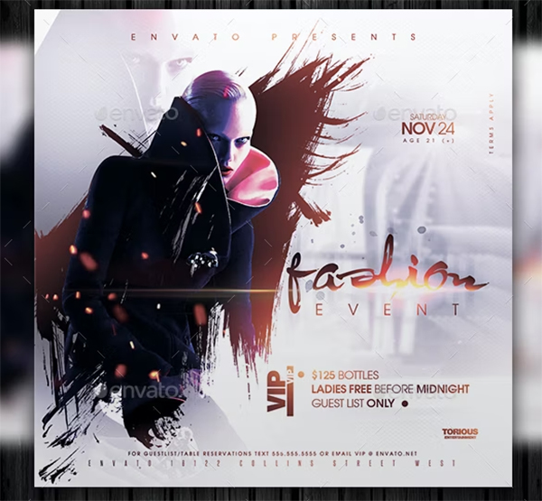 Fashion Event Flyer Template