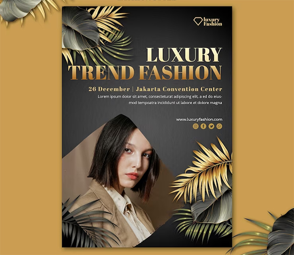 Free PSD Fashion Show Poster & Flyer Template