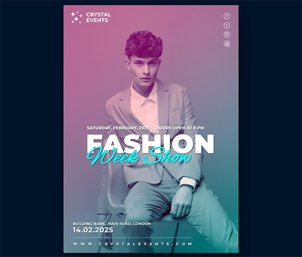 Fashion Flyer Free PSD Template