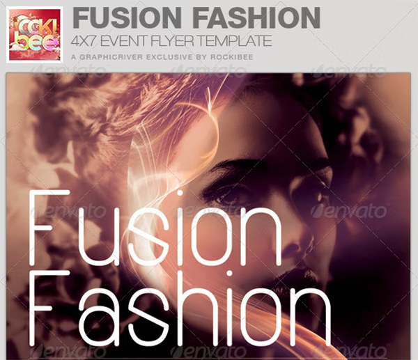 Fusion Fashion Event Flyer Template
