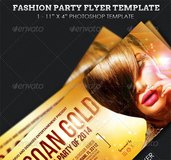 Fashion Party Event Flyer Template