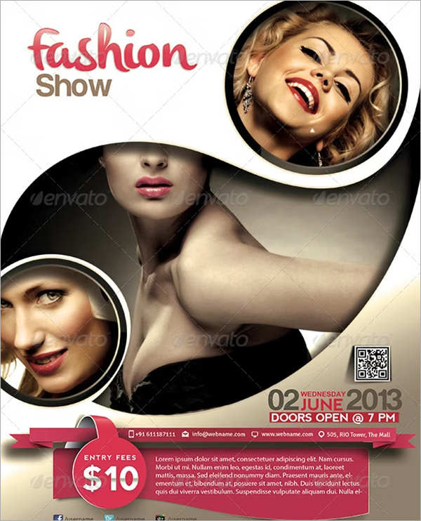 Fashion Event Flyer, Poster & Magazine Template