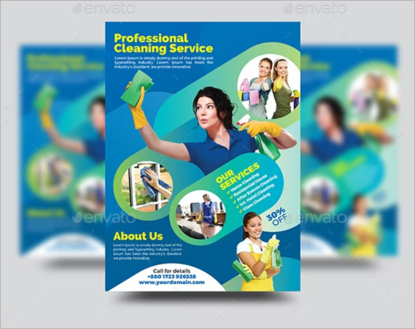 Cleaning Services Flyer Template