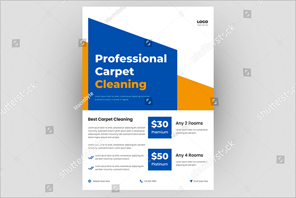 Carpet Cleaning Service Promotion Flyer