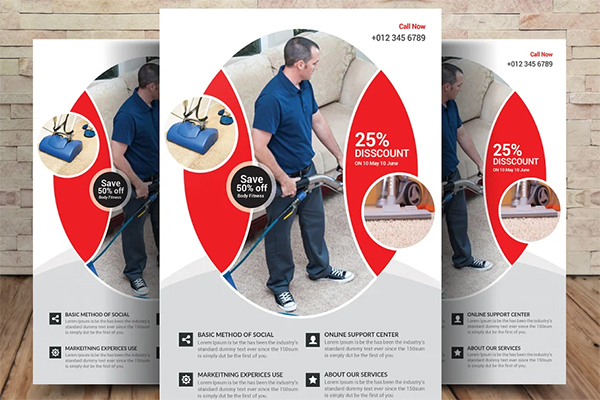 Carpet Cleaning Flyer Template