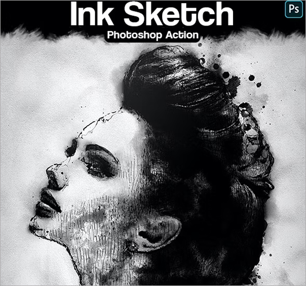 Ink Sketch Photoshop Action