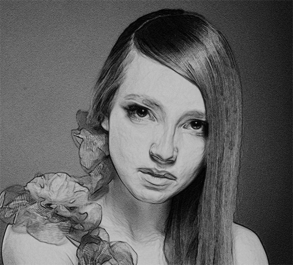 Pencil Drawing Photoshop, DNG Actions