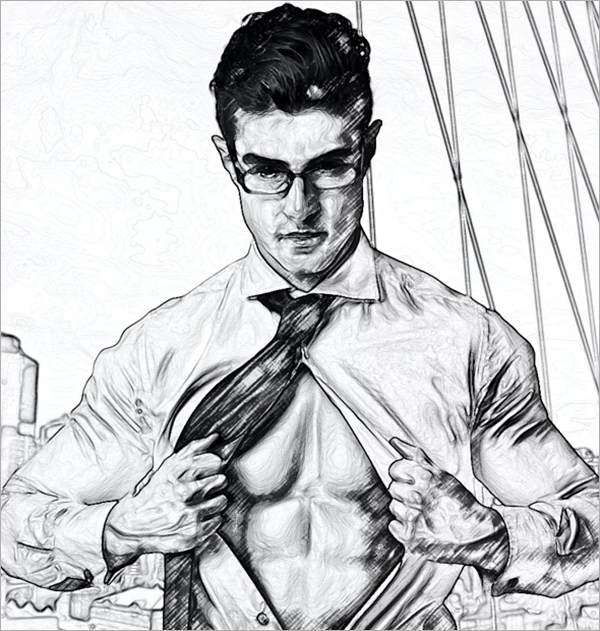 Pencil Drawings Photoshop Action