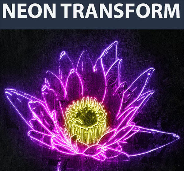 Neon Transform Photoshop Action