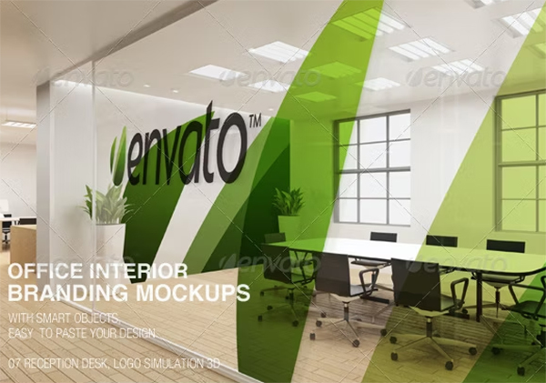 Office Interior Branding Mockups