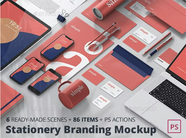 Stationery Branding Mockup Creator