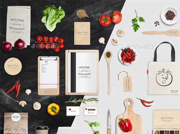 Restaurant Identity Branding Mock-Up