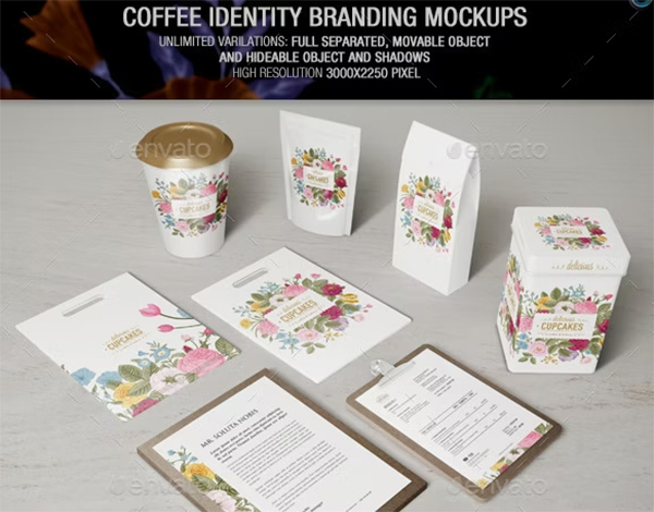 Coffee Identity Branding Mockups