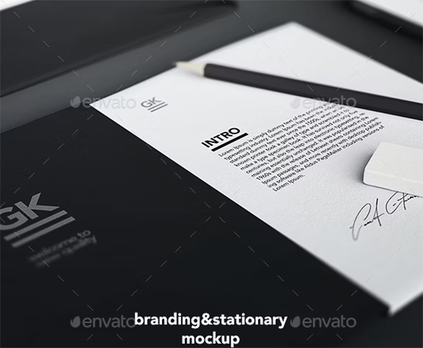 Stationery & Branding Identity Mock-Up Template