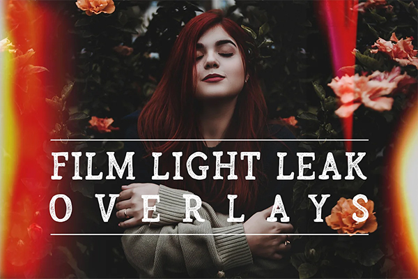Vintage Film Light Leak Overlays