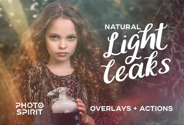 Natural Light Leaks Overlays