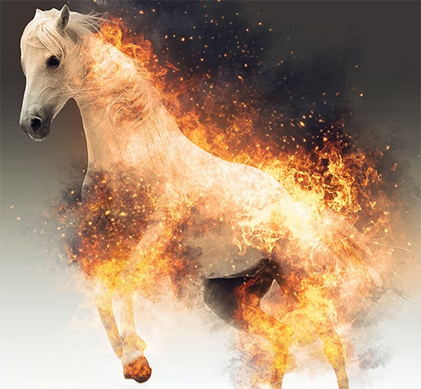 Fire Photoshop Action