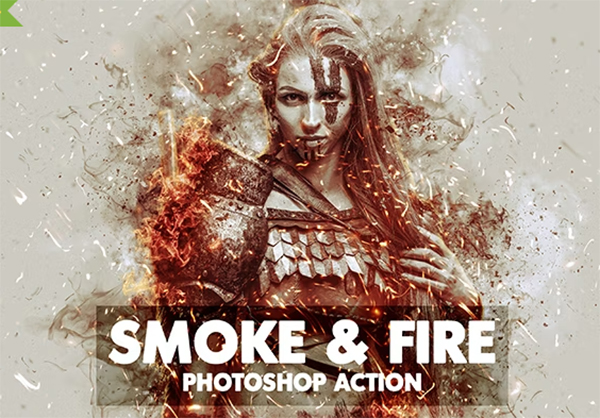 Smoke & Fire Photoshop Action