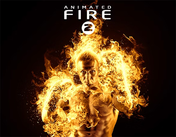 Gif Animated Fire Photoshop Action