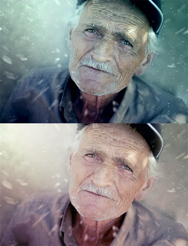 Snow Storm Action Photoshop