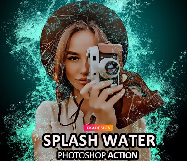 Splash Water Photoshop Action