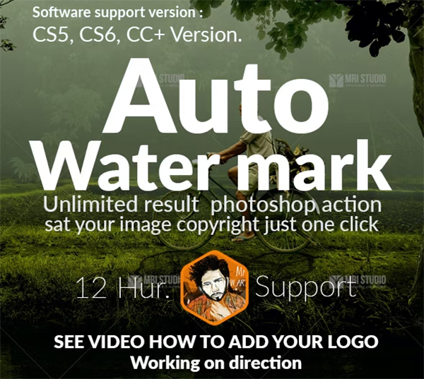 Water Mark Photoshop Action