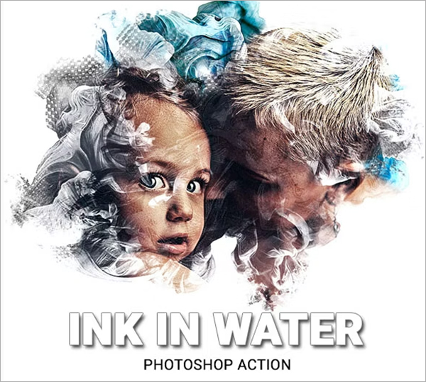 Ink in Water Photoshop Action