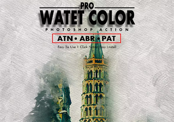 Pro Water Color Photoshop Action