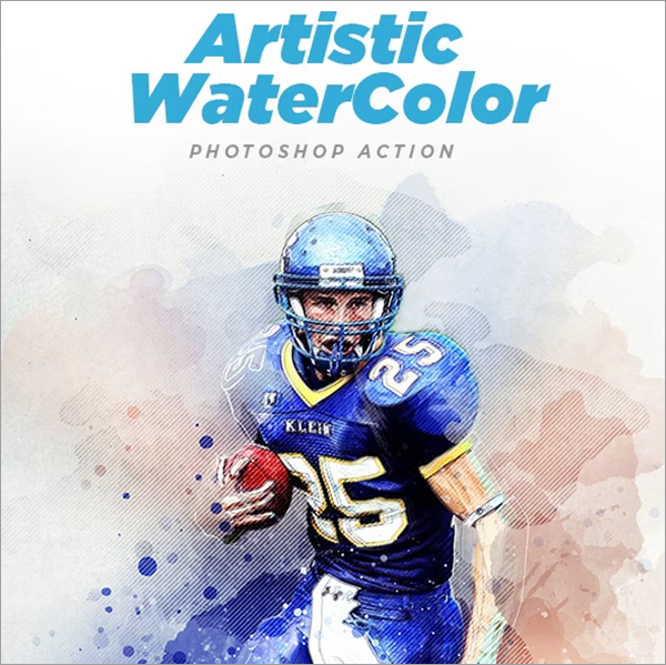 Artistic Water Color Photoshop Action