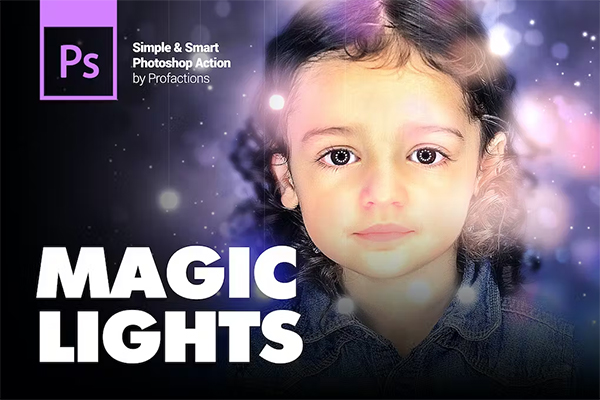 Magic Lights Photoshop Action