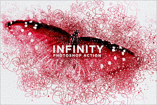 Infinity-Infinite Line Photoshop Action