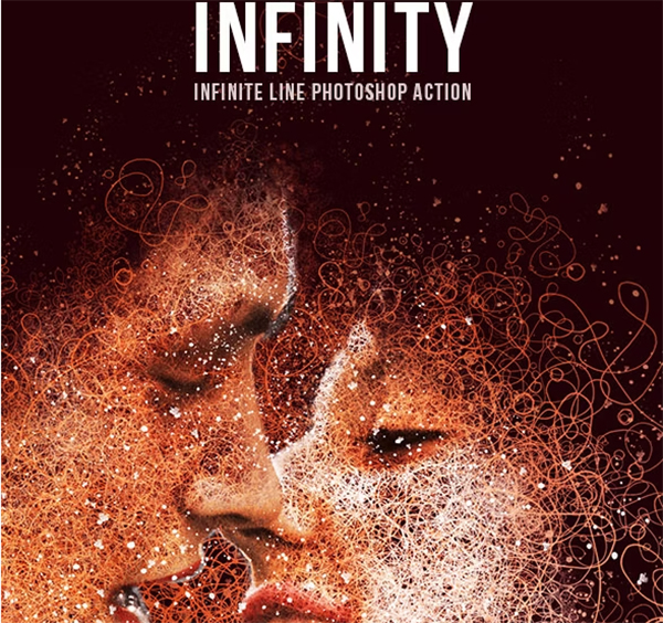 Infinity-Infinite Line Photoshop Actions