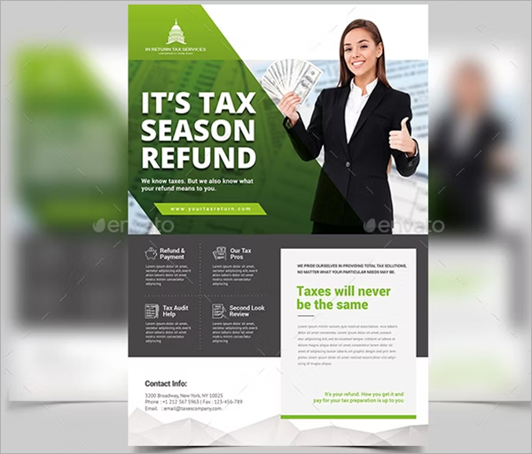 Income Tax Flyer PSD Templates