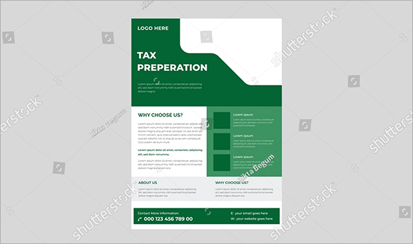 Income Tax Vector Flyer Templates