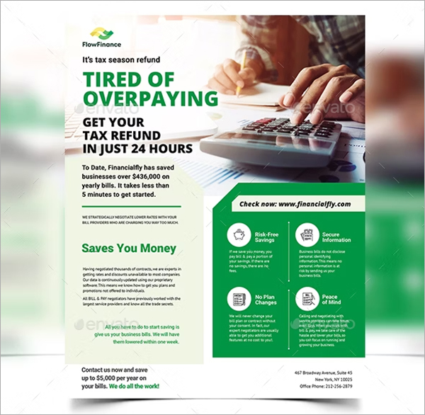 Income Tax services Flyer Template