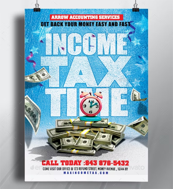 Creative Income Tax Flyer