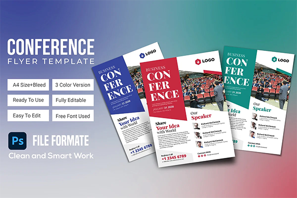 Business Conference Event Flyer Template