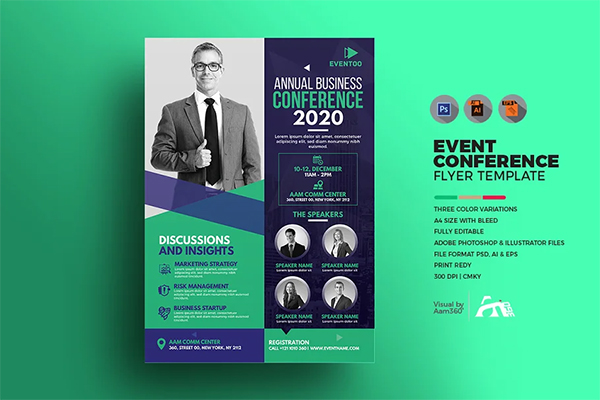 Business Conference Flyer Event Template