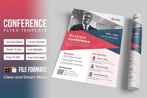 Business Conference Flyers Template