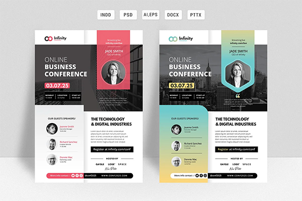 Event Business Conference Flyer Template